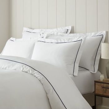 Image showcasing the breathable fabric of our bedding, providing a refreshing sleep experience
