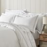 Enhance your bedding with our elegant flat sheet in a 300 thread count sateen weave