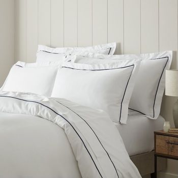 Conveniently wash and iron our organic cotton flat sheet for long-lasting freshness