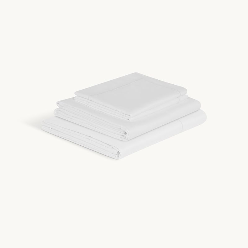 Organic Cotton Sheet Set in Serene White - Soft and Breathable Bedding