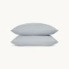 Pair of luxurious organic cotton pillowcases for ultimate comfort