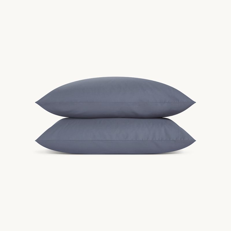 Premium twin pack of organic cotton pillowcases for a cozy sleep