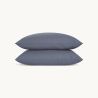 Premium twin pack of organic cotton pillowcases for a cozy sleep